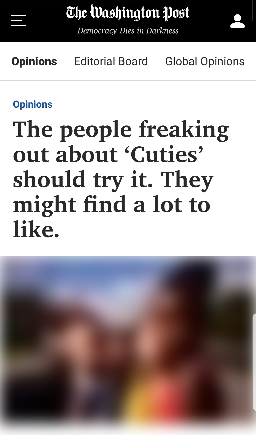 The Left-wing Mainstream Media is Defending Cuties