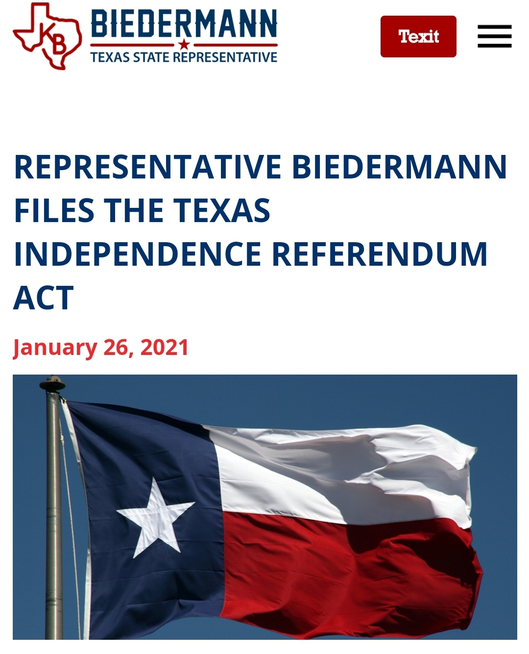 TEXIT: Texans May Be Able To Vote For Secession