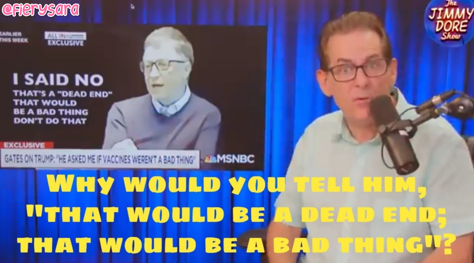 Jimmy Dore Repeatedly Exposes Bill Gates’s Corruption and Nefarious Intentions for the Global Population